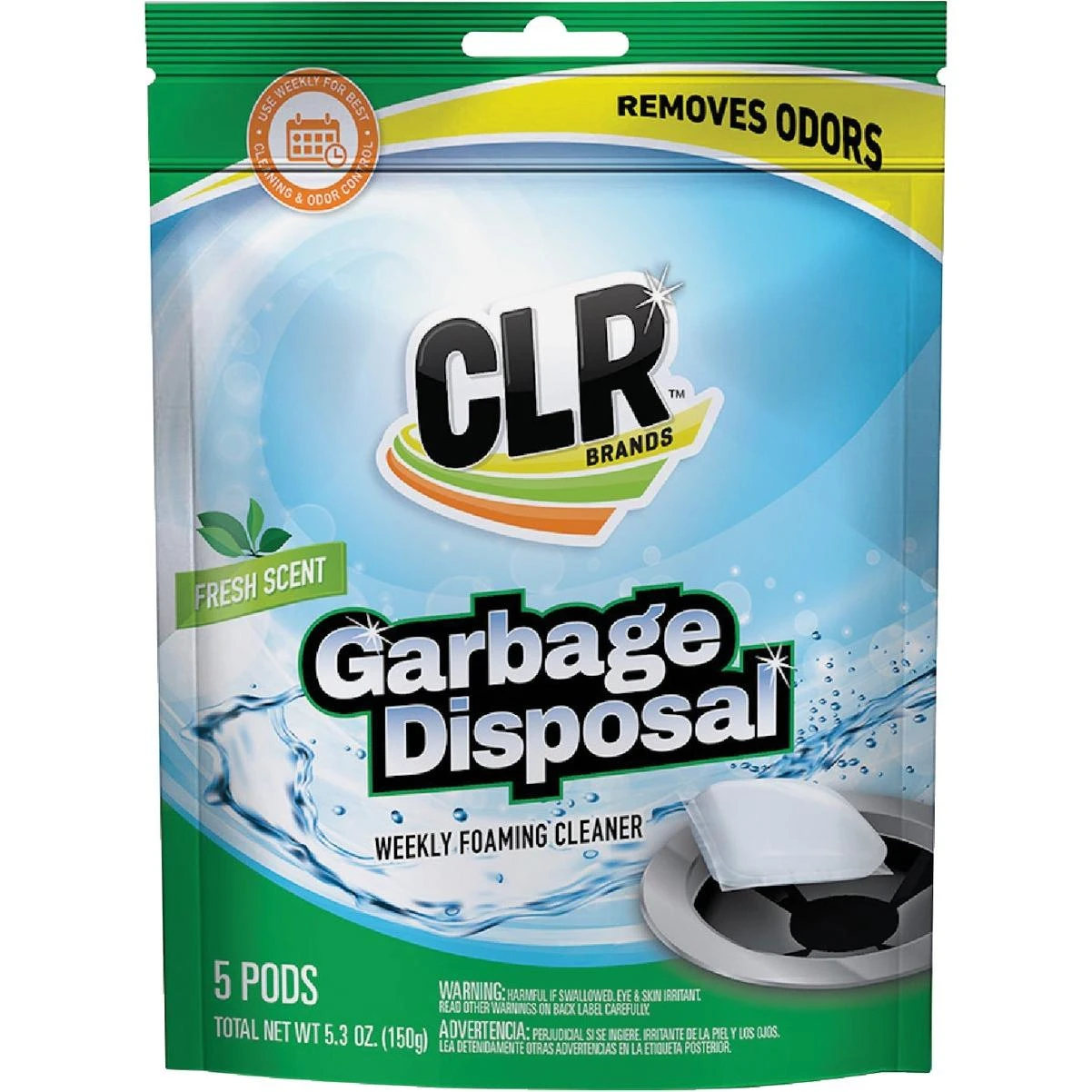Fresh & Clean Foaming Garbage Disposer Cleaner Pods (5-count)