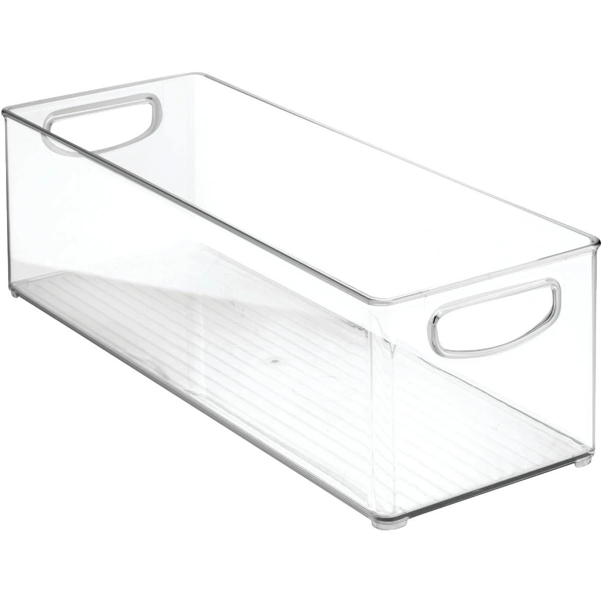 6 In. W. X 5 In. H. X 16 In. D. Clear Kitchen Bin