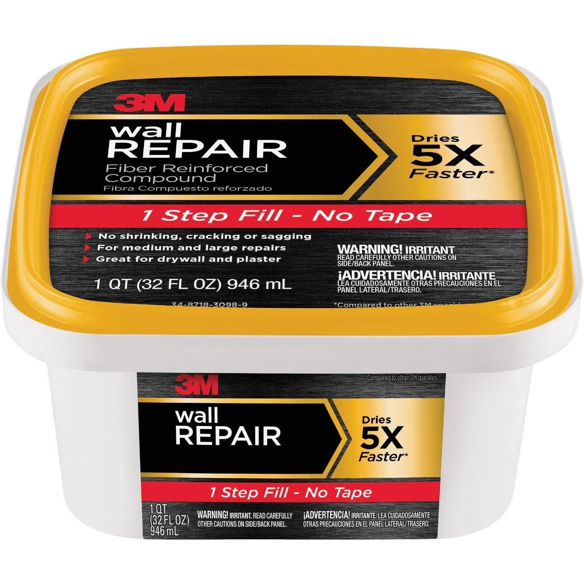 High Strength Large Hole Repair, 32 Oz.