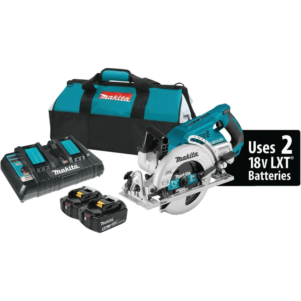 18v X2 Lxt Lithium-ion Brushless 7-1/4 In. Rear Handle Cordless Circular Saw Kit