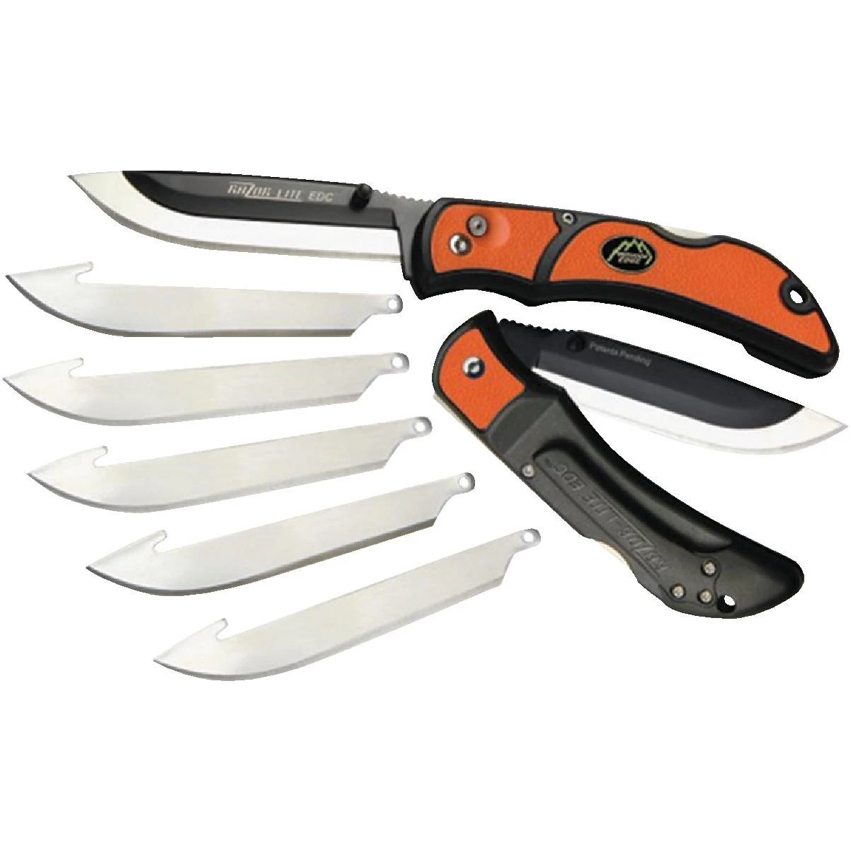 Razor-lite Replaceable Blade 3-1/2 In. Folding Knife, Blaze Orange