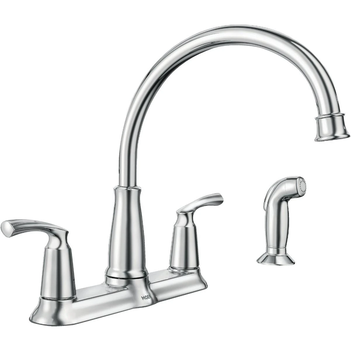 Bexley 2-handle Lever Kitchen Faucet With Side Spray, Chrome