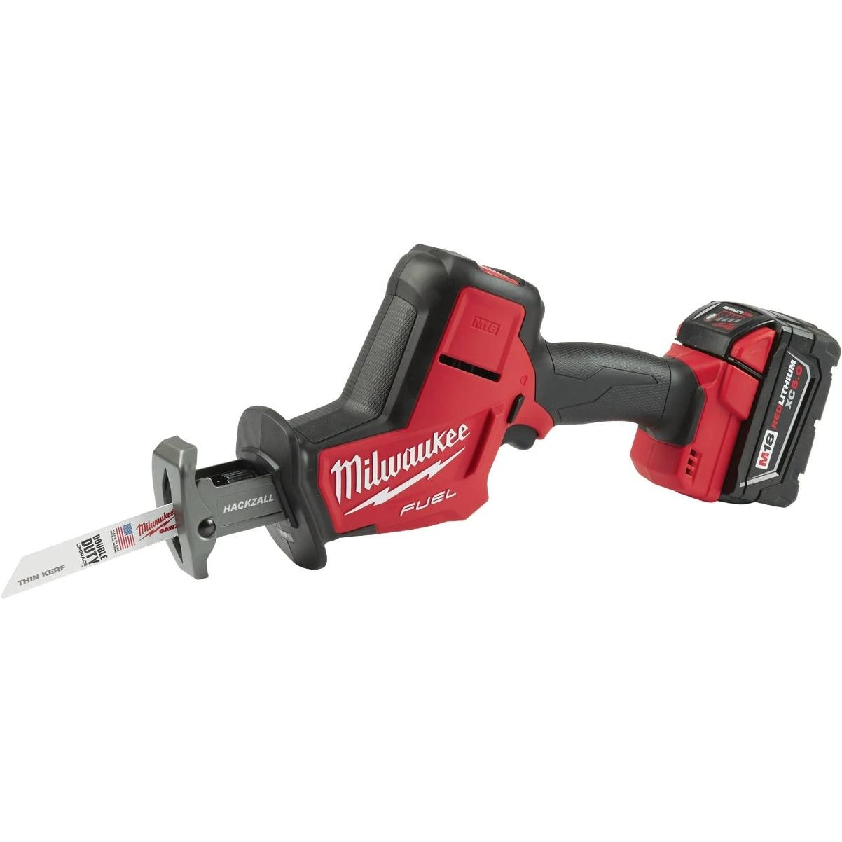 M18 Fuel Hackzall Brushless Cordless Reciprocating Saw Kit With 5.0 Ah Battery & Charger