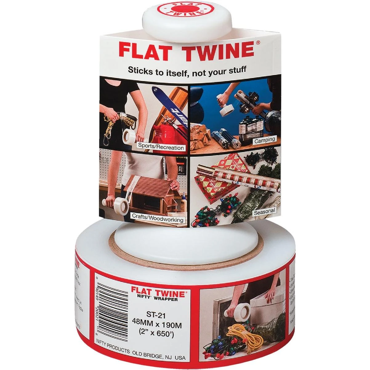 Flat Twine 2 In. X 650 Ft. Stretch Wrap With Handle