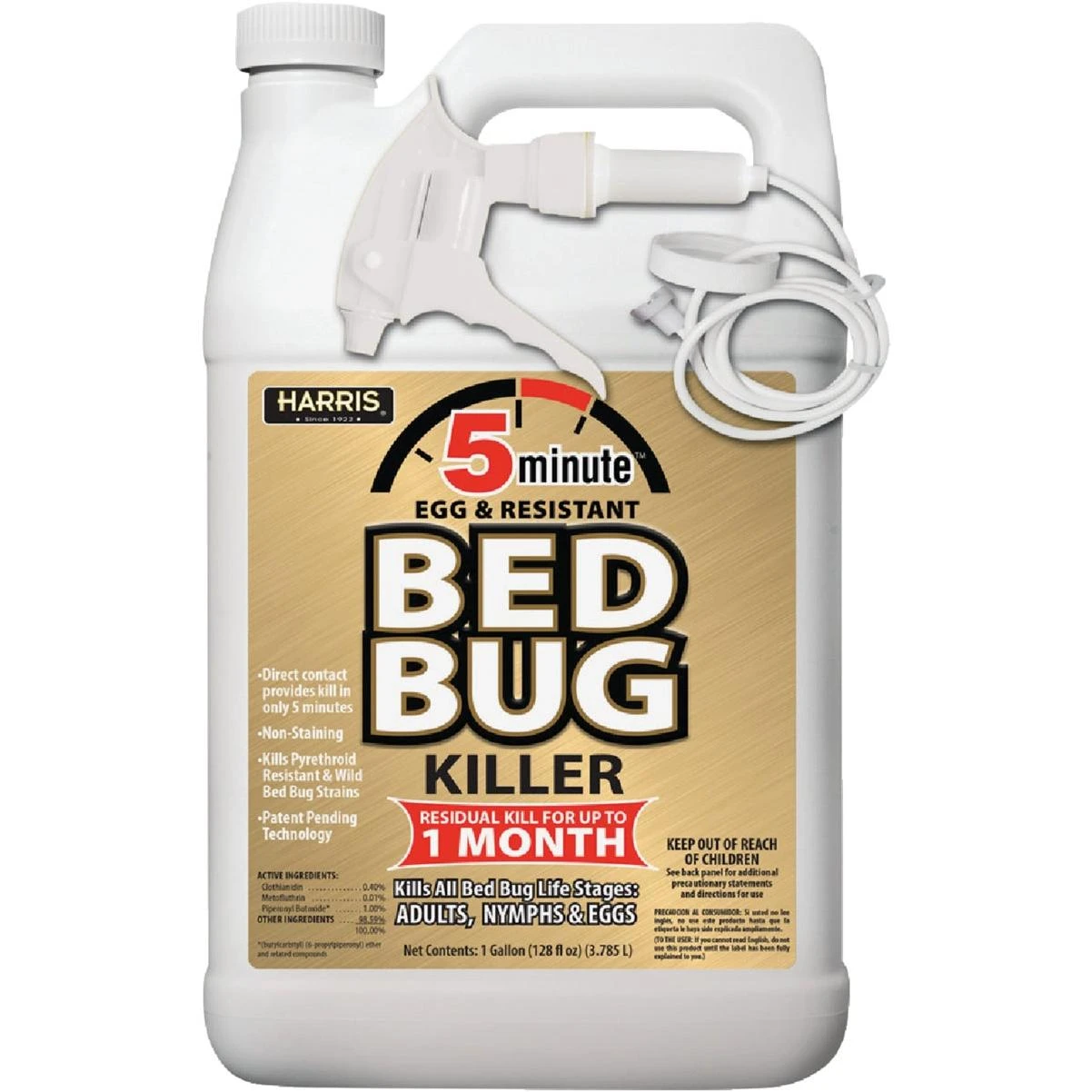 5-minute 128 Oz. Ready To Use Trigger Spray Egg & Resistant Bedbug Killer
