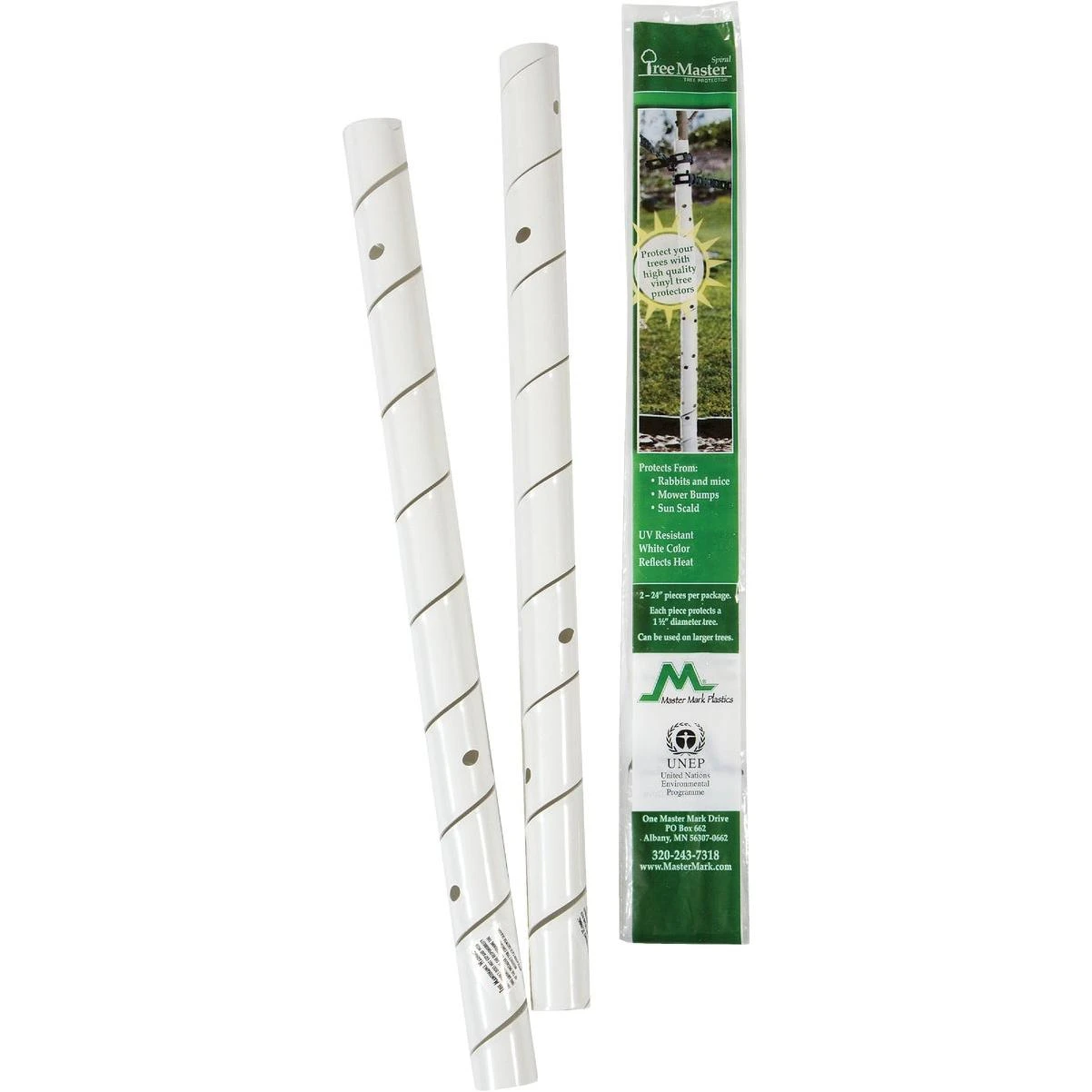 4 In. W. X 24 In. L. Spiral Tree Protector (2-pack)