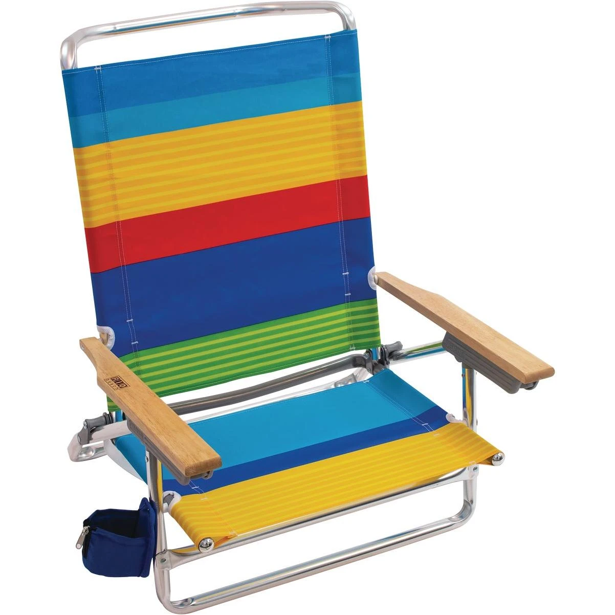 5-position Aluminum Lay Flat Beach Chair