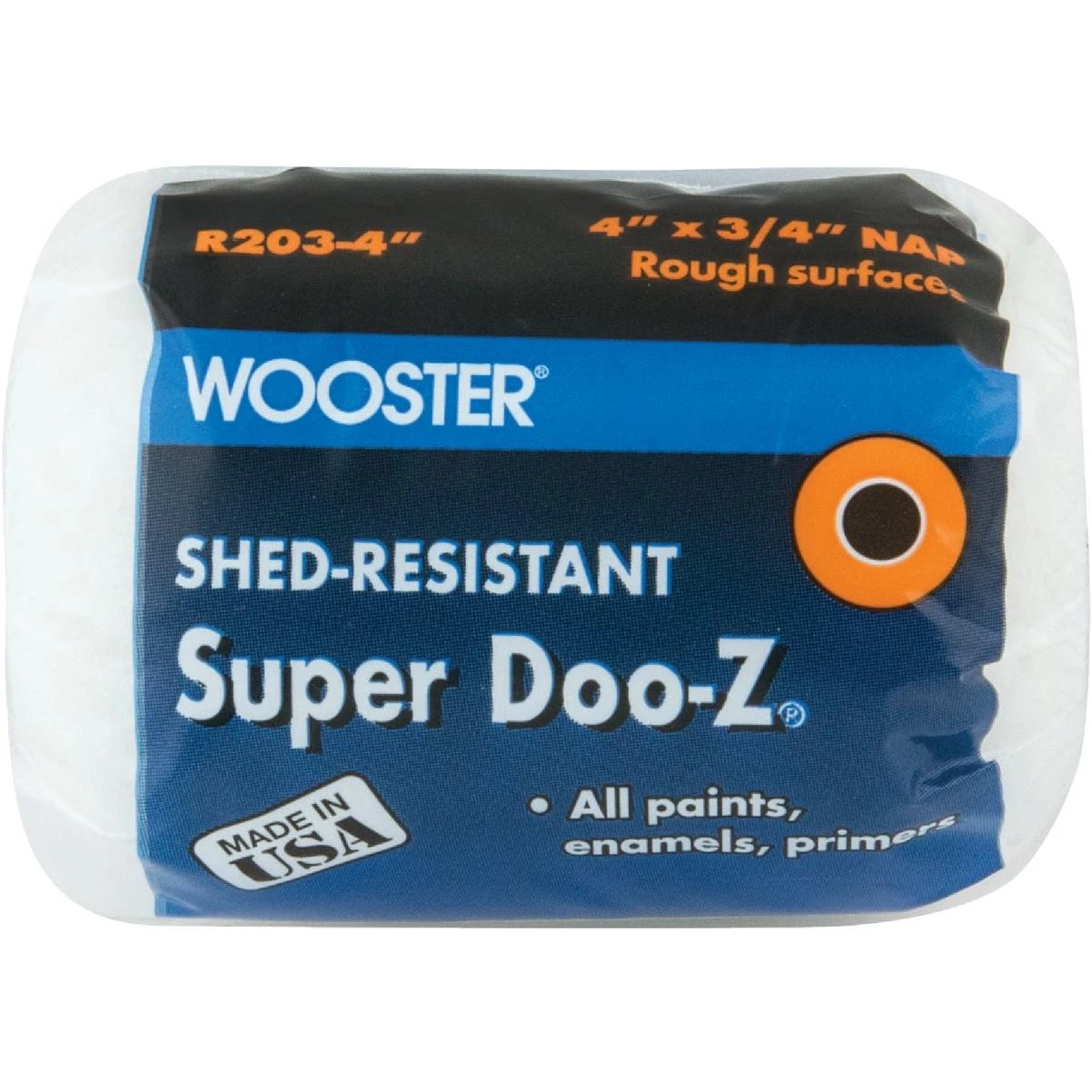 4 Inch X 3/4 Inch Woven Fabric Roller Cover For Smooth Finishes