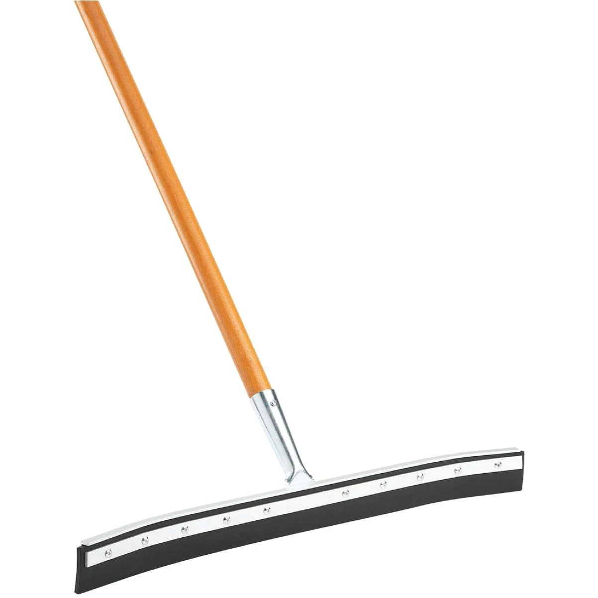24 In. Curved Rubber Floor Squeegee With Handle