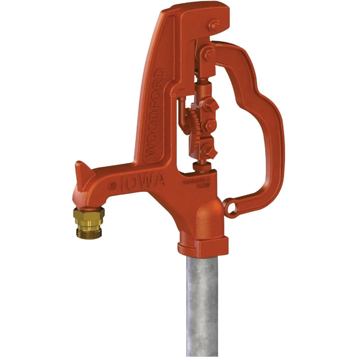 Y34 1 In. Npt X 3/4 In. Mpt X 3 Ft. Galvanized Pipe Freezeless Yard Hydrant