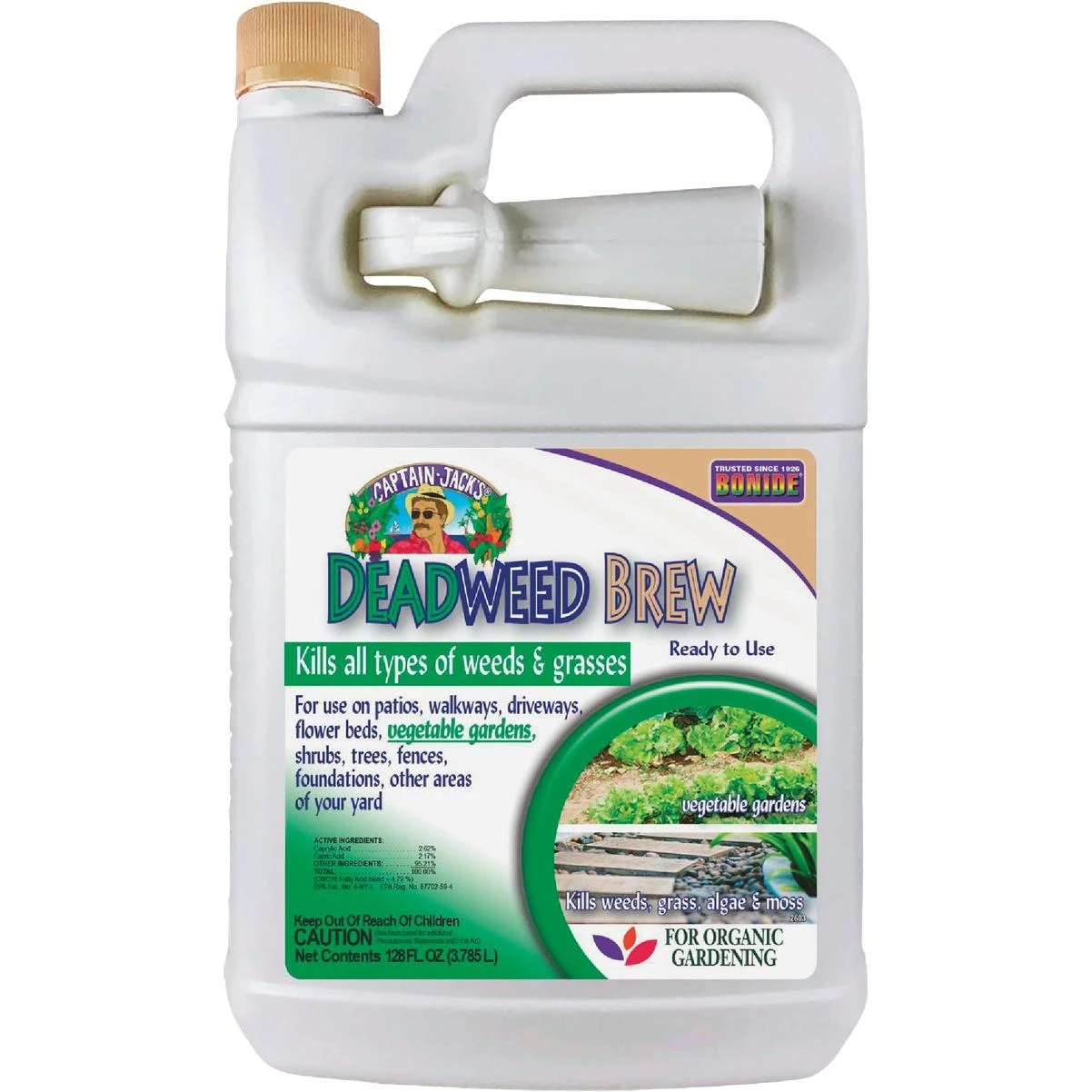 Captain Jack's Deadweed Brew 1 Gal. Ready To Use Trigger Spray Weed & Grass Killer