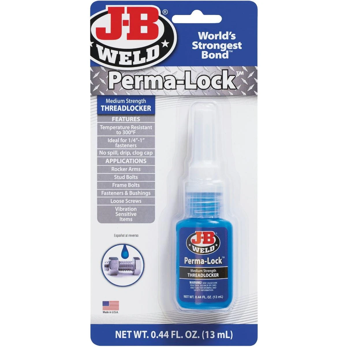 Perma-lock 0.44 Oz. Blue Threadlocker