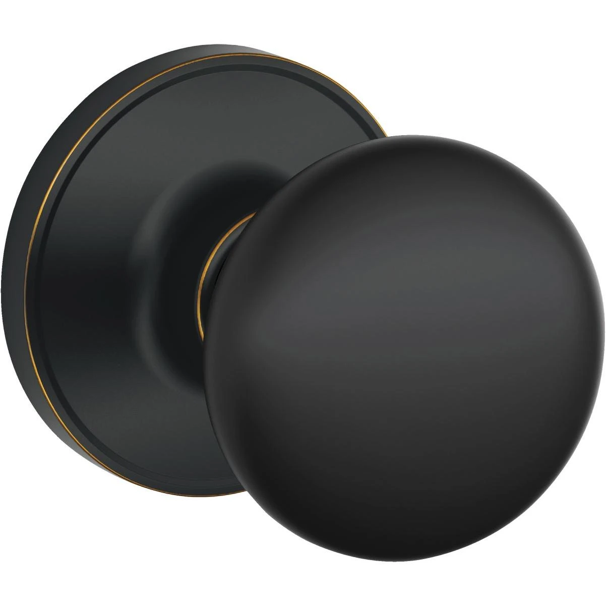 Stratus Aged Bronze Passage Door Knob
