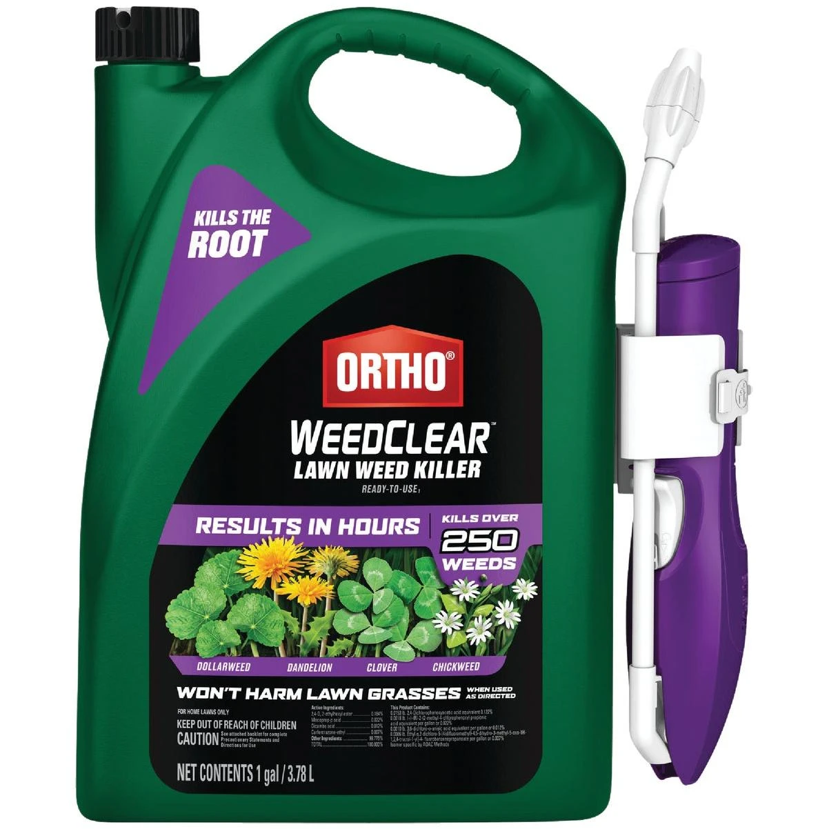 Weedclear 1 Gal. Ready To Use Wand Sprayer Lawn Weed Killer