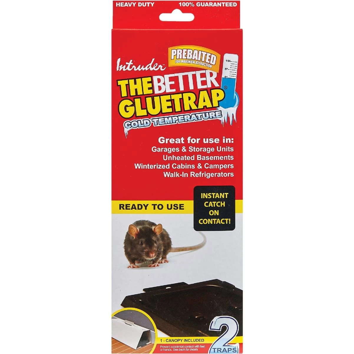 The Better Glue Trap Cold Temperature Rat Trap (2-pack)