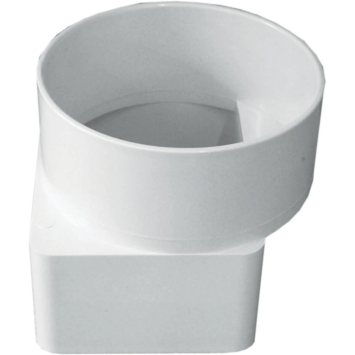 3 In. X 4 In. Downspout To 4 In. Pvc Pipe Offset Adapter