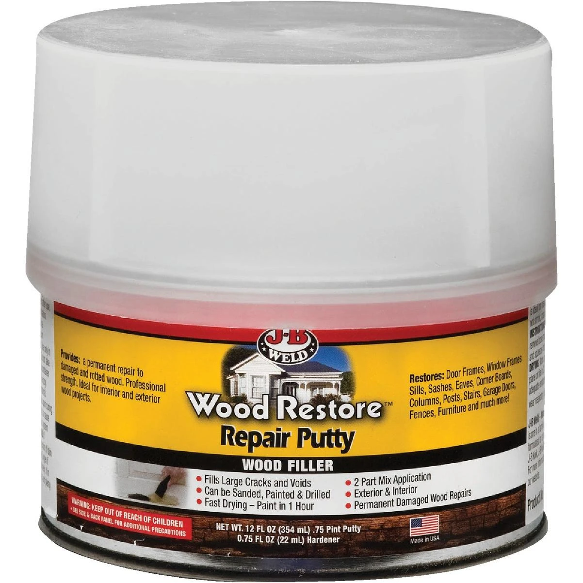 Wood Restore 12 Oz. 2-part Repair Wood Putty