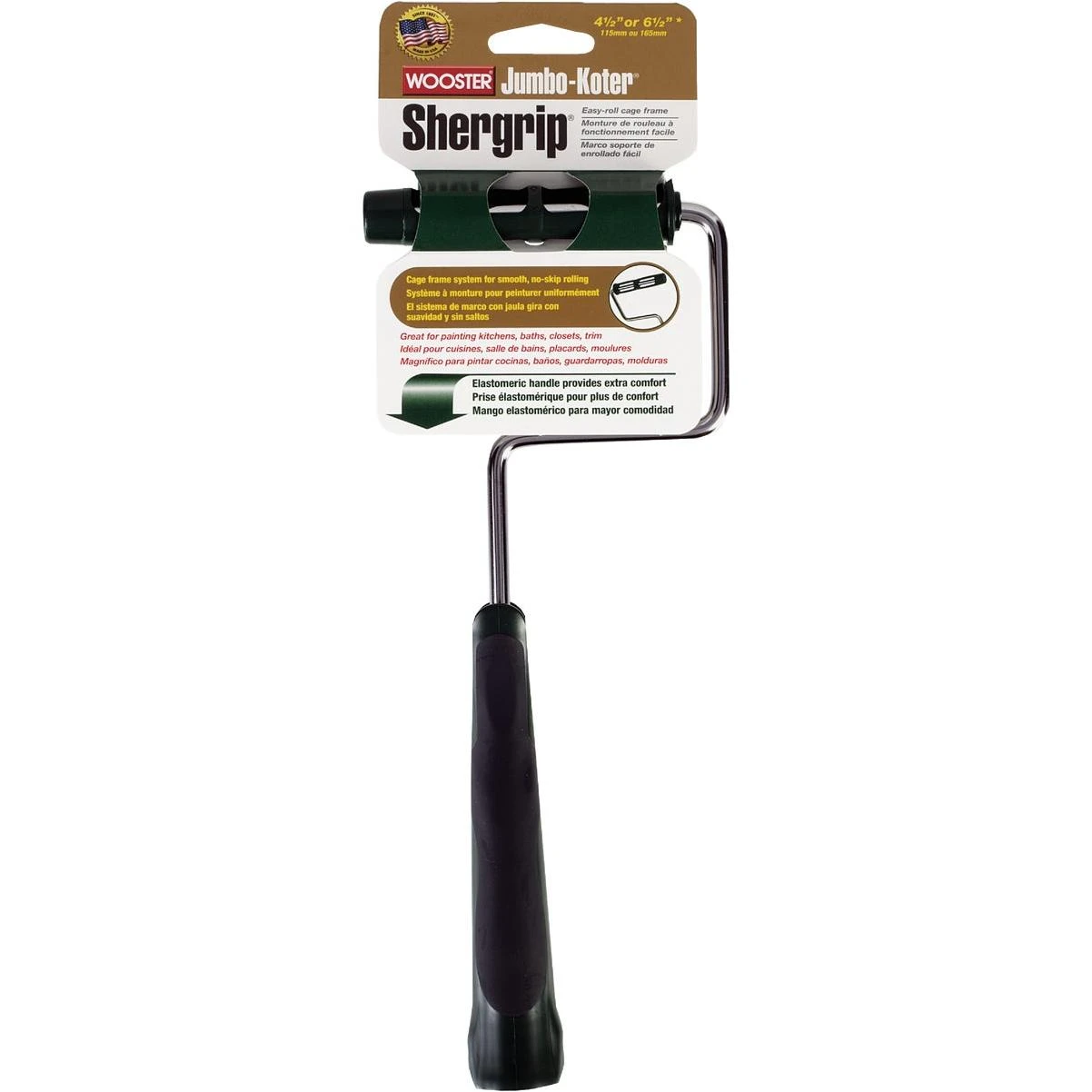 Jumbo-koter Shergrip 4-1/2 In. & 6-1/2 In. Easy Roll Threaded Roller Frame