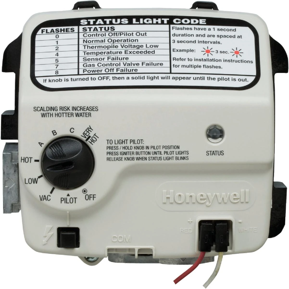 301 Series 1 In. Shank Resideo Electronic Lp Gas Control Valve And Thermostat