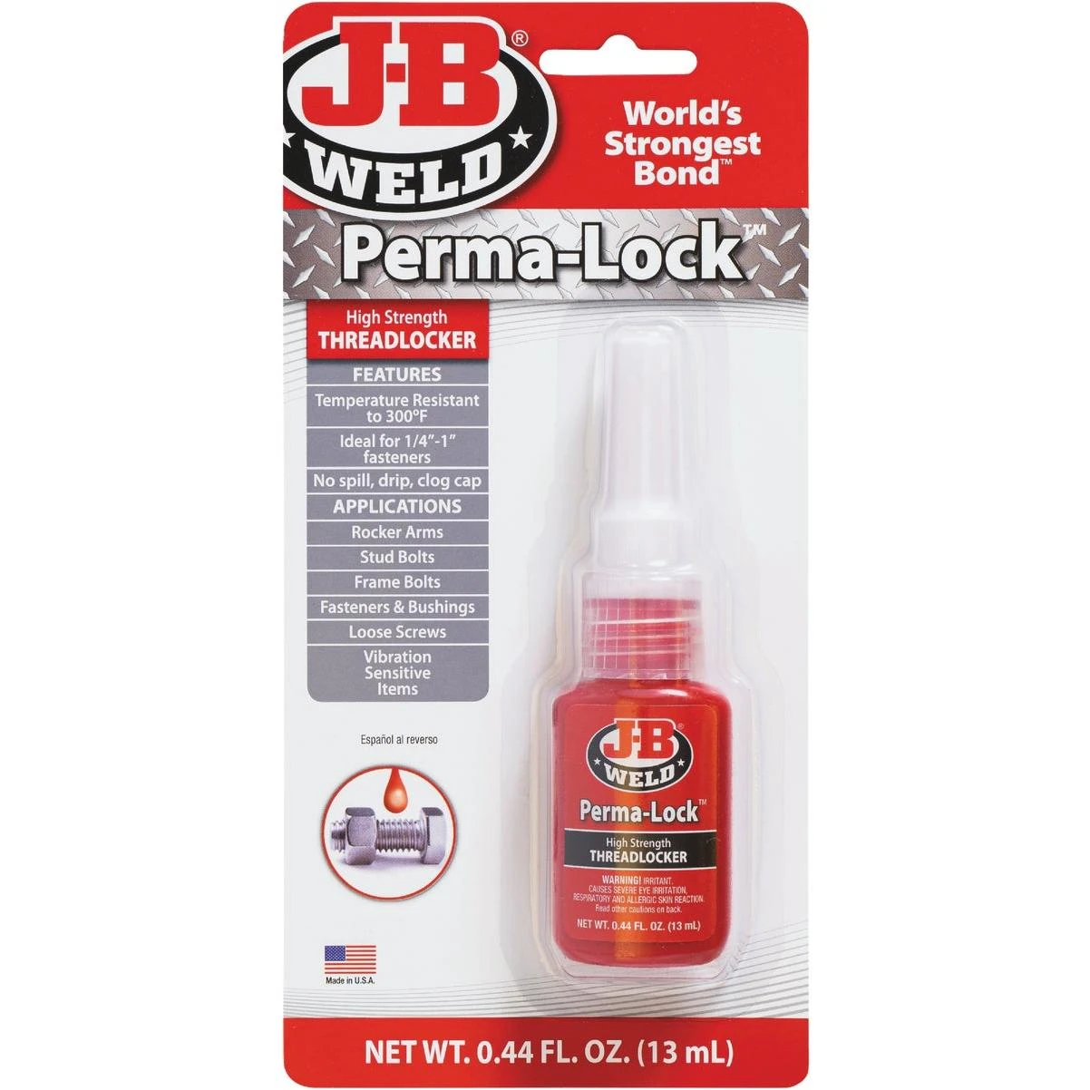 Perma-lock 0.44 Oz. Red Threadlocker