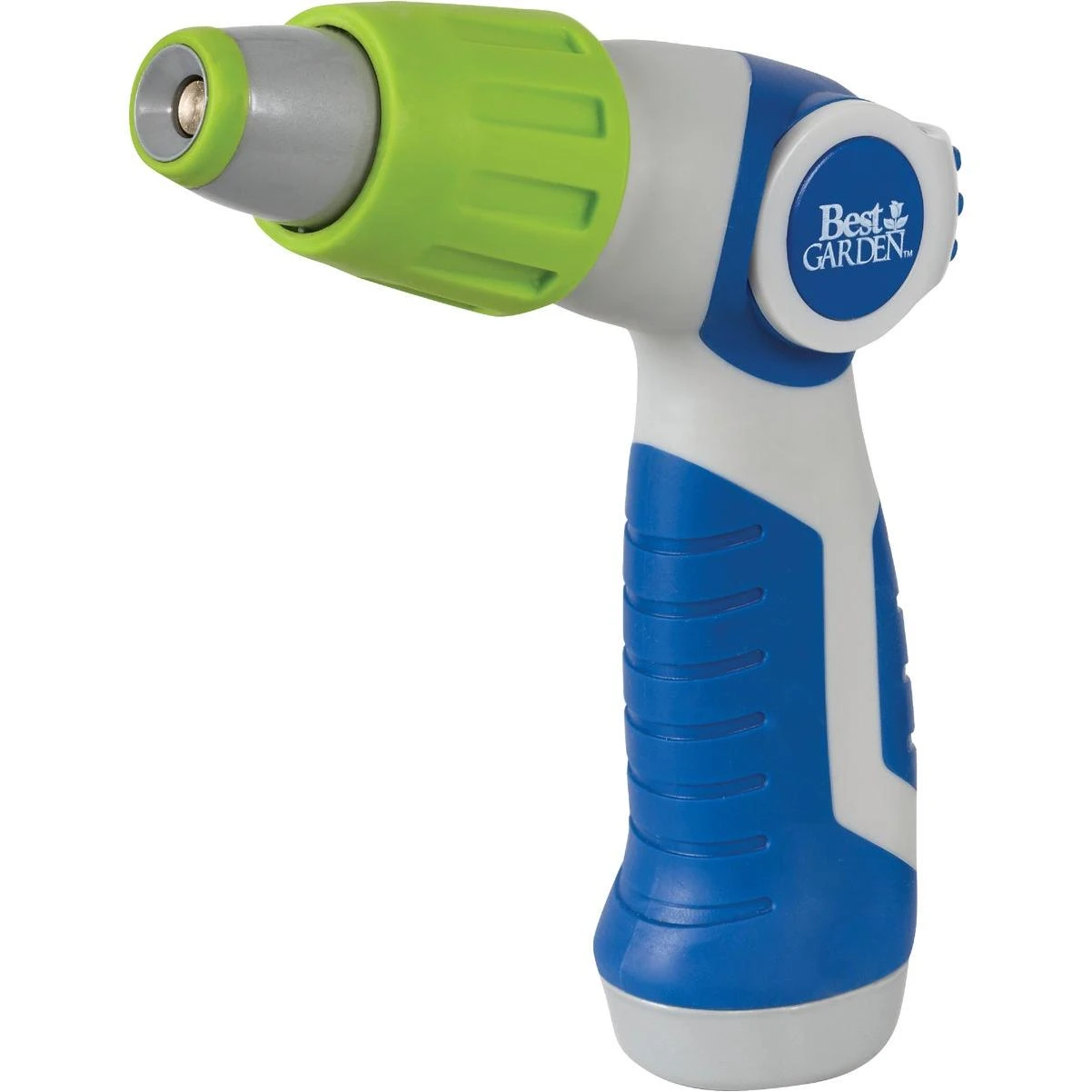 Metal Pistol Nozzle, Blue & Gray