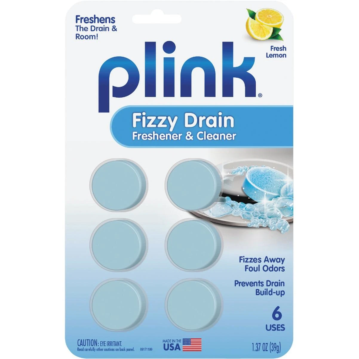 Fizzy Drain Freshener & Cleaner (6-tabs)