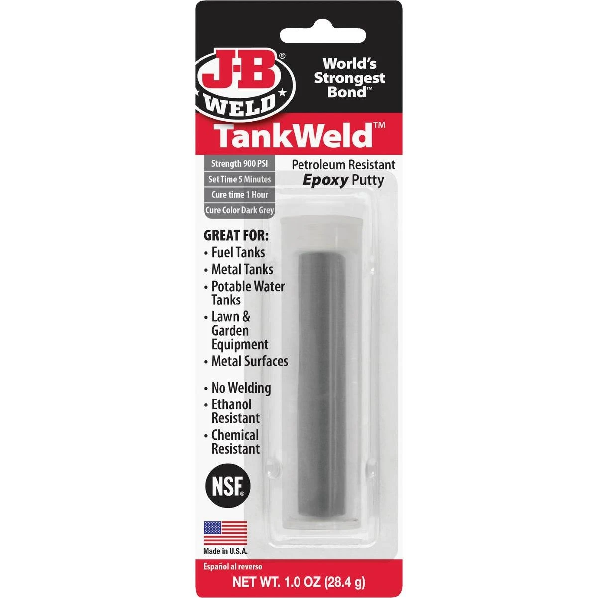 Tankweld 1 Oz. Gray Epoxy Putty