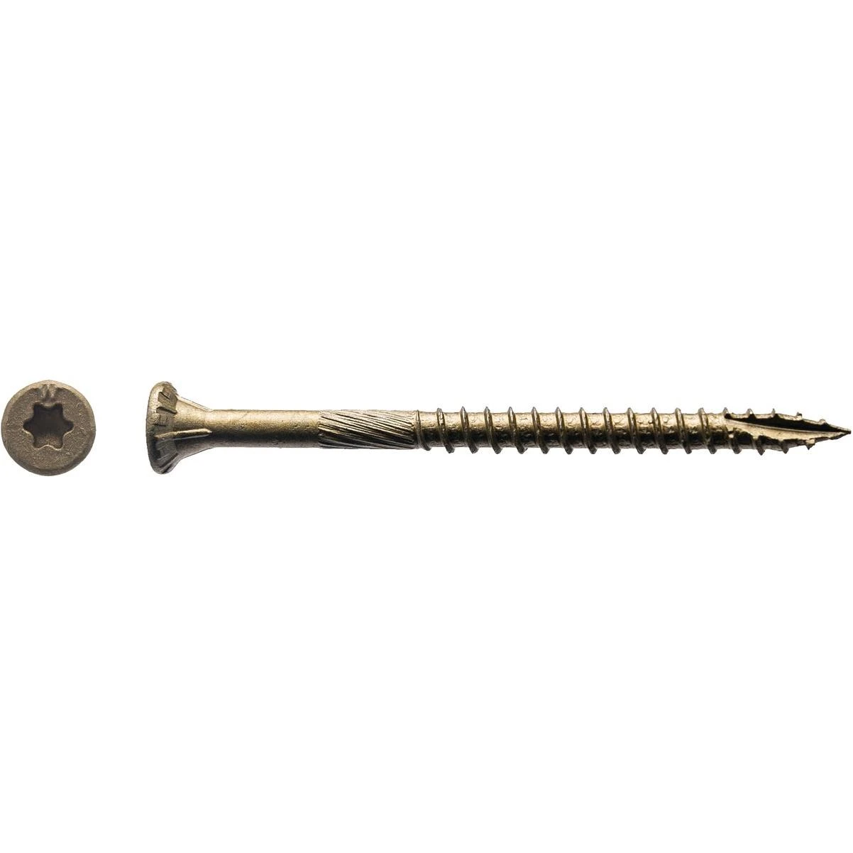 #9 X 2-1/2 In. Bronze Flat Head Wood Screw (465-count, 5 Lb.)