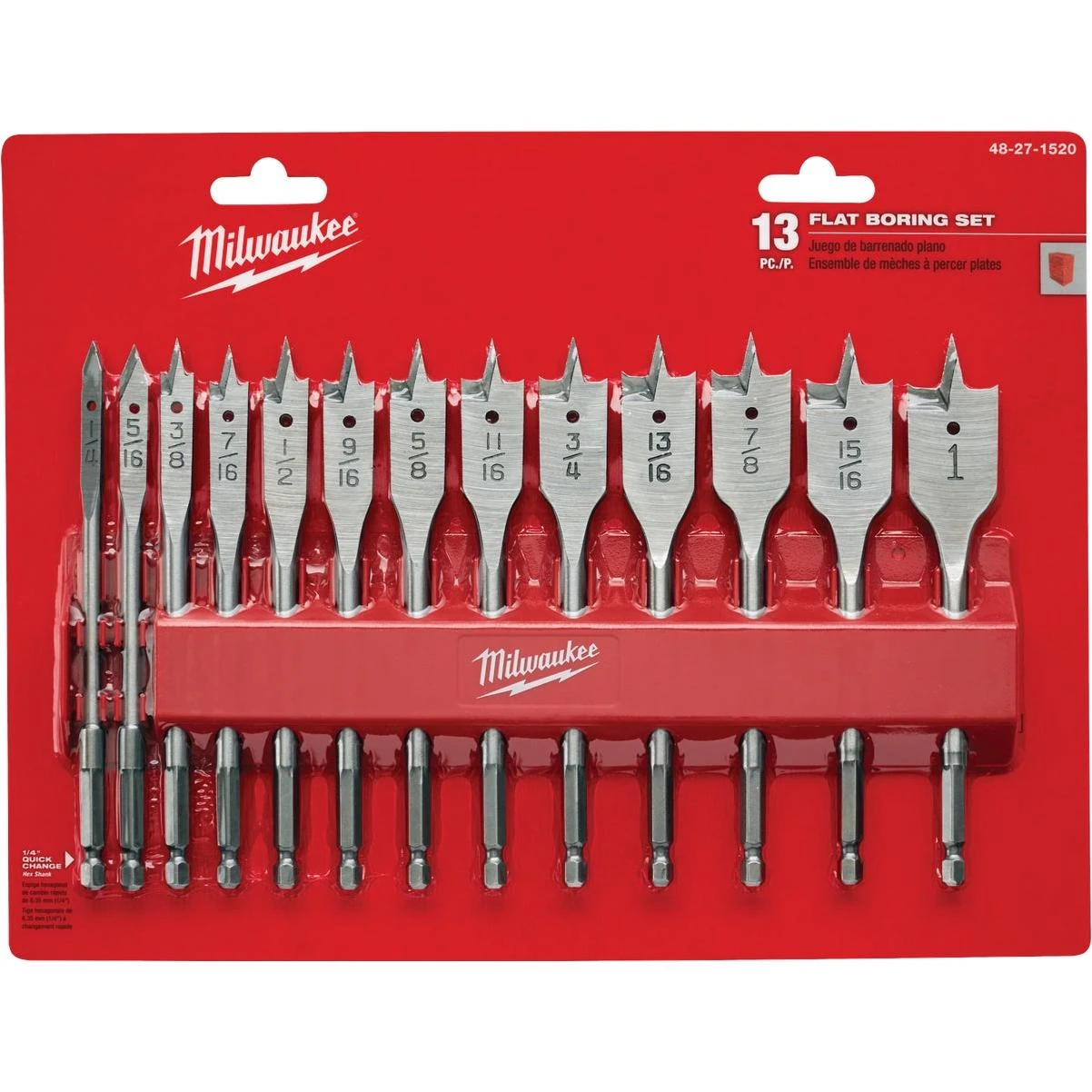 13-piece Spade Bit Set