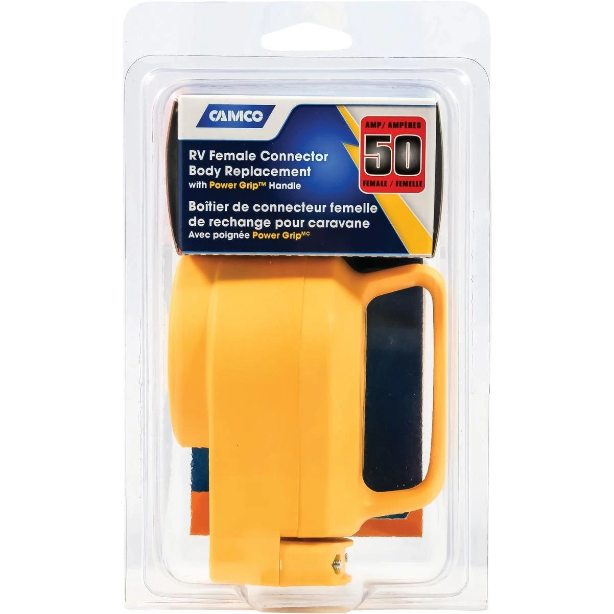 Power Grip 50a Female Replacement Rv Receptacle