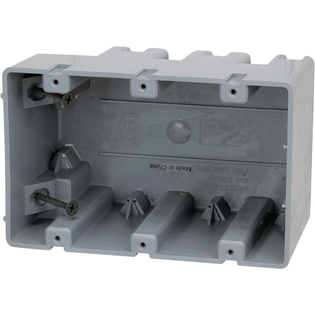 Smart Box 3-gang Pvc Molded Original Wall Box