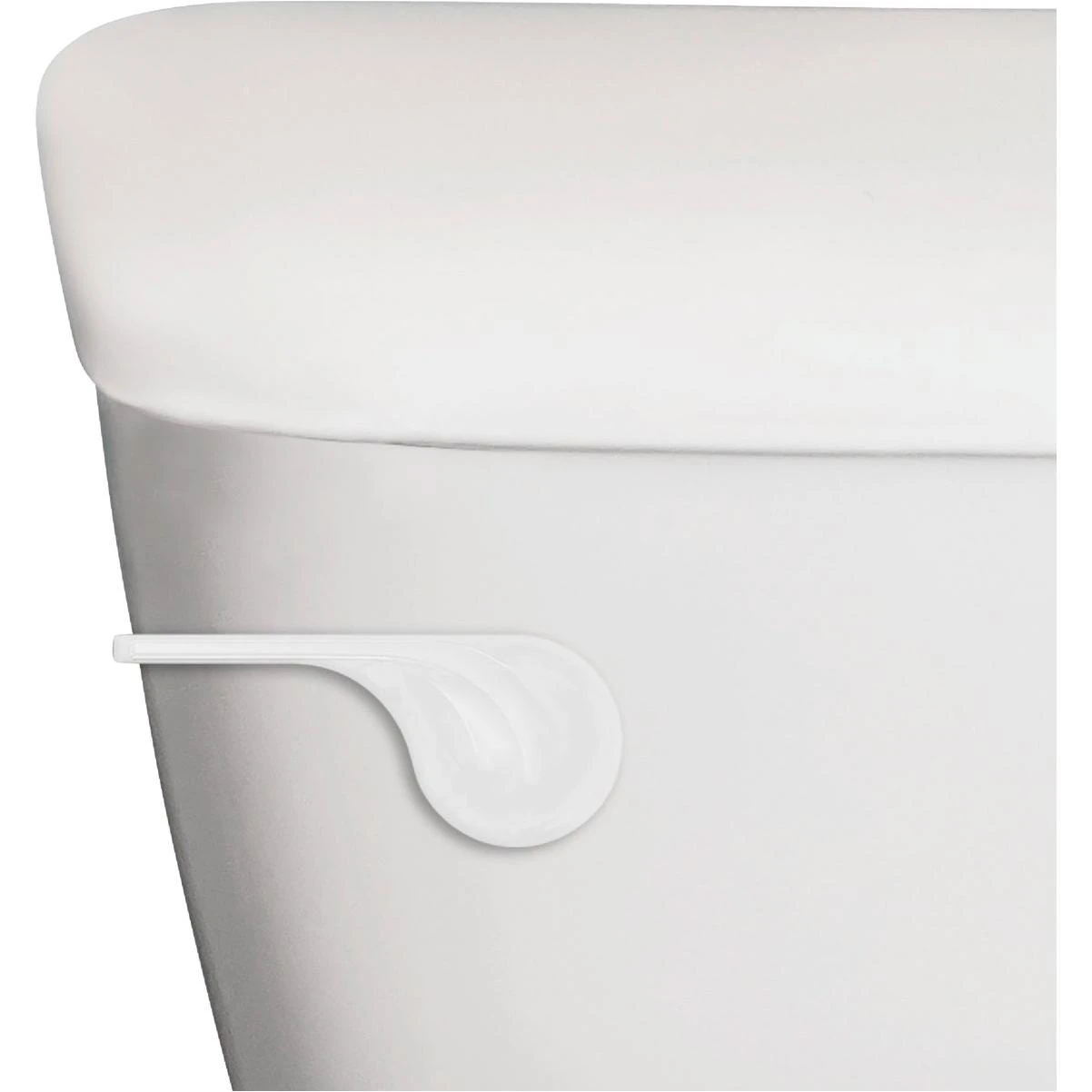 Strongarm Universal White Tank Lever With Wave Style Handle