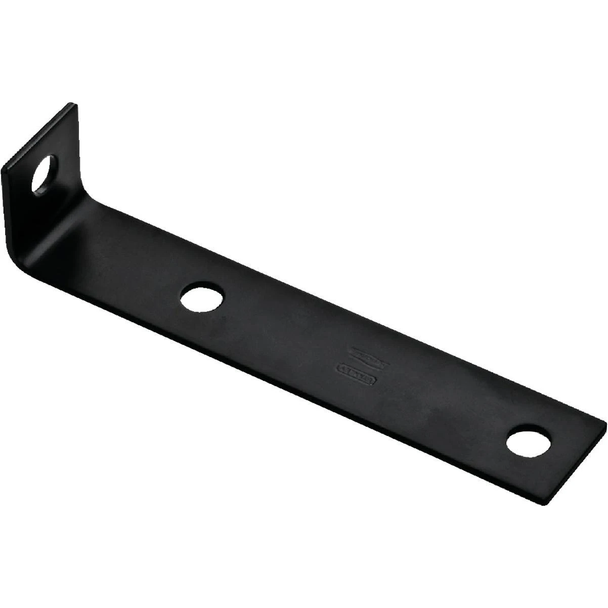 7.5 In. X 1.5 In. X 1/8 In. Black Heavy Duty Offset Leg Corner Brace