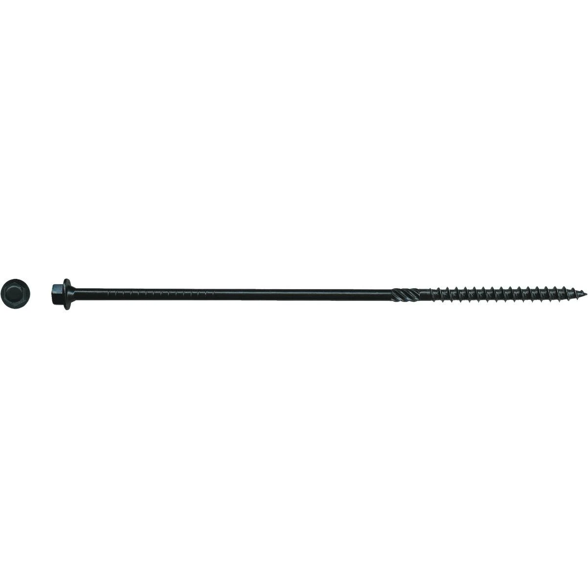 #14 X 8 In. Black Log Structure Screw (25-count)