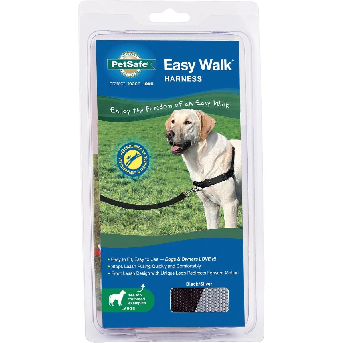Easy Walk 27 In. To 40 In. Black Nylon Harness