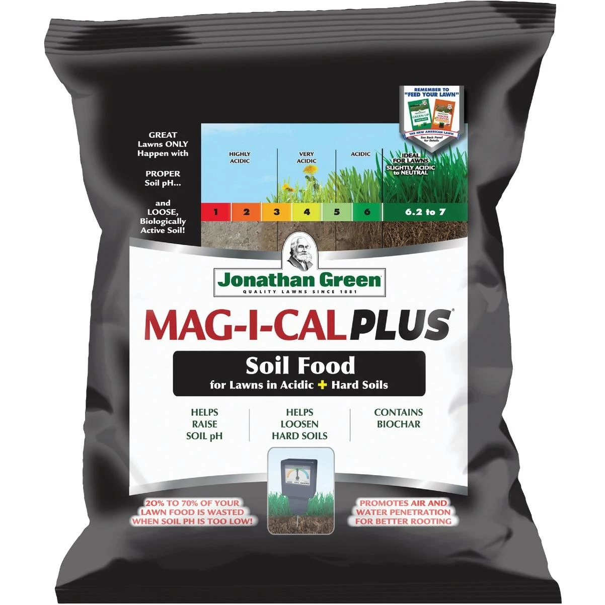 Mag-i-cal Plus 18 Lb. 5000 Sq. Ft. 28% Calcium Lawn Fertilizer For Acidic Soil