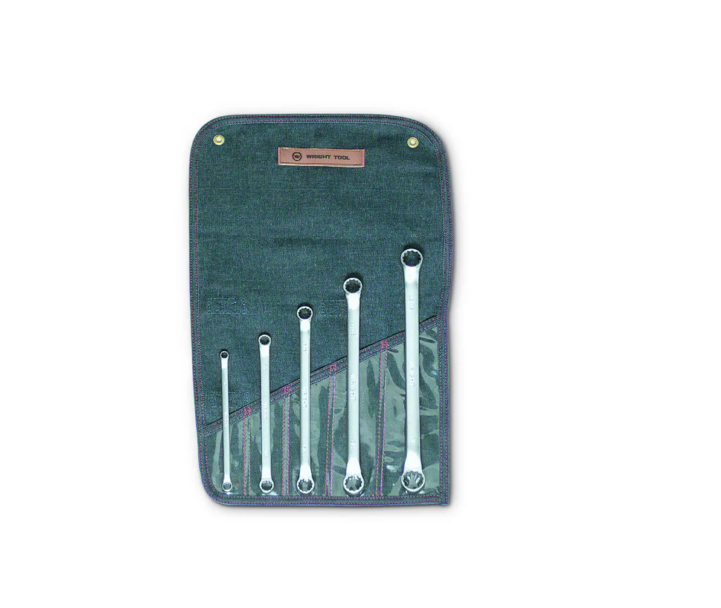 Box Wrench 5 Piece Set – 12 Point Modified Offset Satin 5/16″ – 7/8″