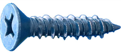 Opens dialog Daggerz CONFB-0316114 - 3/16 x 1-1/4" Dagger-Con Phillips Flat Concrete Screws Bulk Blue 4000ct