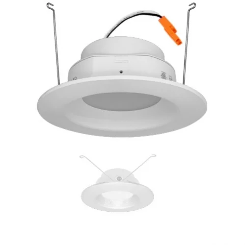 EnVision 5/6-in 15W ADL Downlight, Baffle, E26, 1100 lm, 120V, 3000K, White