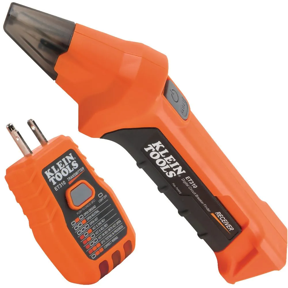 Klein Tools ET310 Digital Circuit Breaker Finder with GFCI Outlet Tester