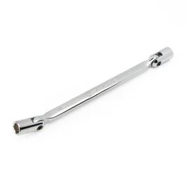 Genius Tools Double Flexible Socket Wrench 8 x 9 mm Mirror Finish Durable Chrome Steel – 500809