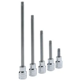 Genius Tools Tamperproof Star Bit Socket T-20 Size 3/8 Inch Drive 50mm Length Durable Design – 308+7120