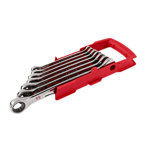 7pc Ratcheting Combination Wrench Set - SAE