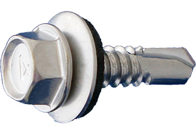 Opens dialog Daggerz NEOSDSS12112 - #12 x 1-1/2" Hex Washer Head Self-Drill Screws w/Bonded Washer 410SS 2500ct