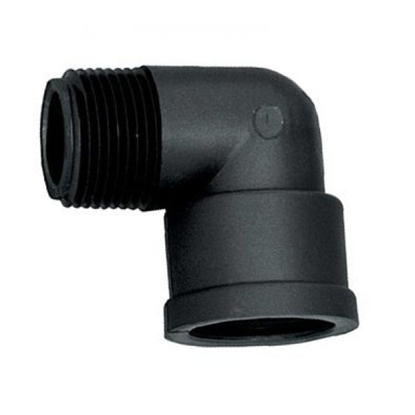Poly 90-Degree Street Elbow - MPT x FPT - 1/4" x 1/4" (50/Cs)
