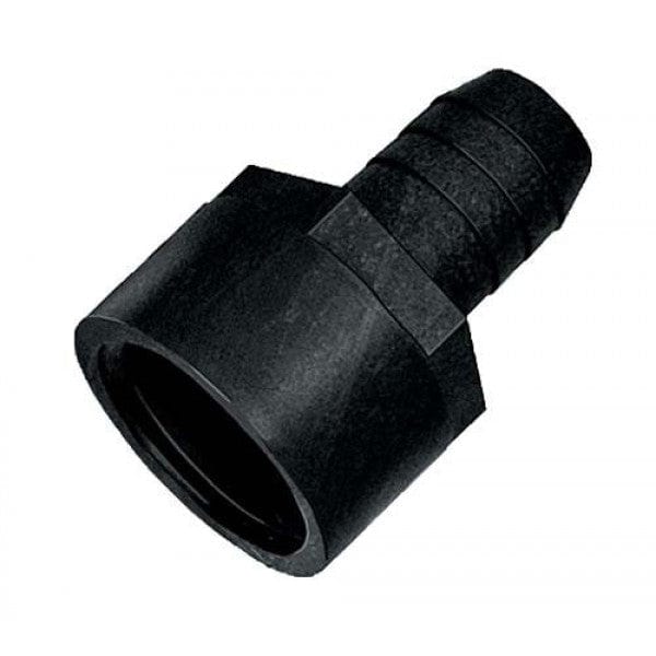 Poly Straight Insert Adapter - FPT x Barb - 3/8" x 1/2" (100/Cs)