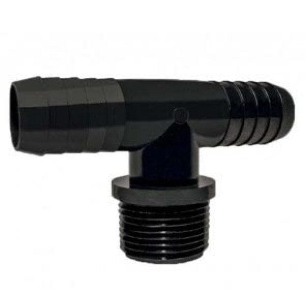 Poly Tee Adapter - MPT x Barb - 1" x 1/2"