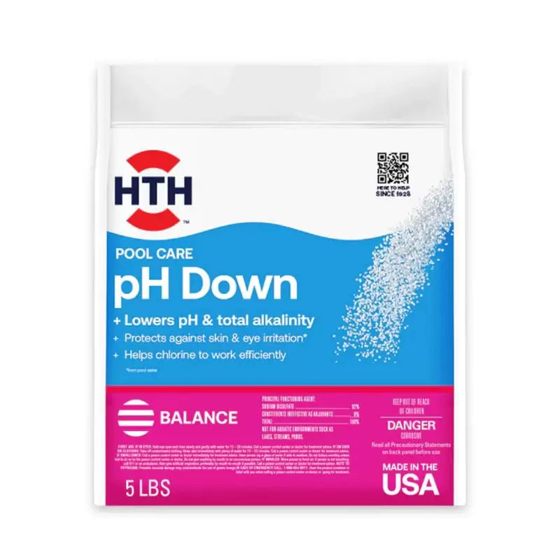 HTH Pool Care pH Down 5 lbs.