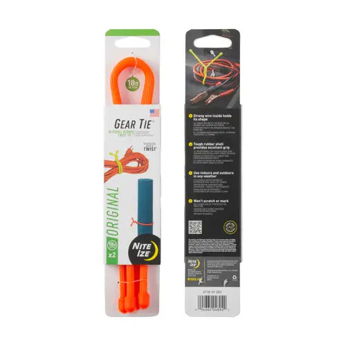 Nite Ize Gear Tie Original Reusable Rubber Twist Tie™