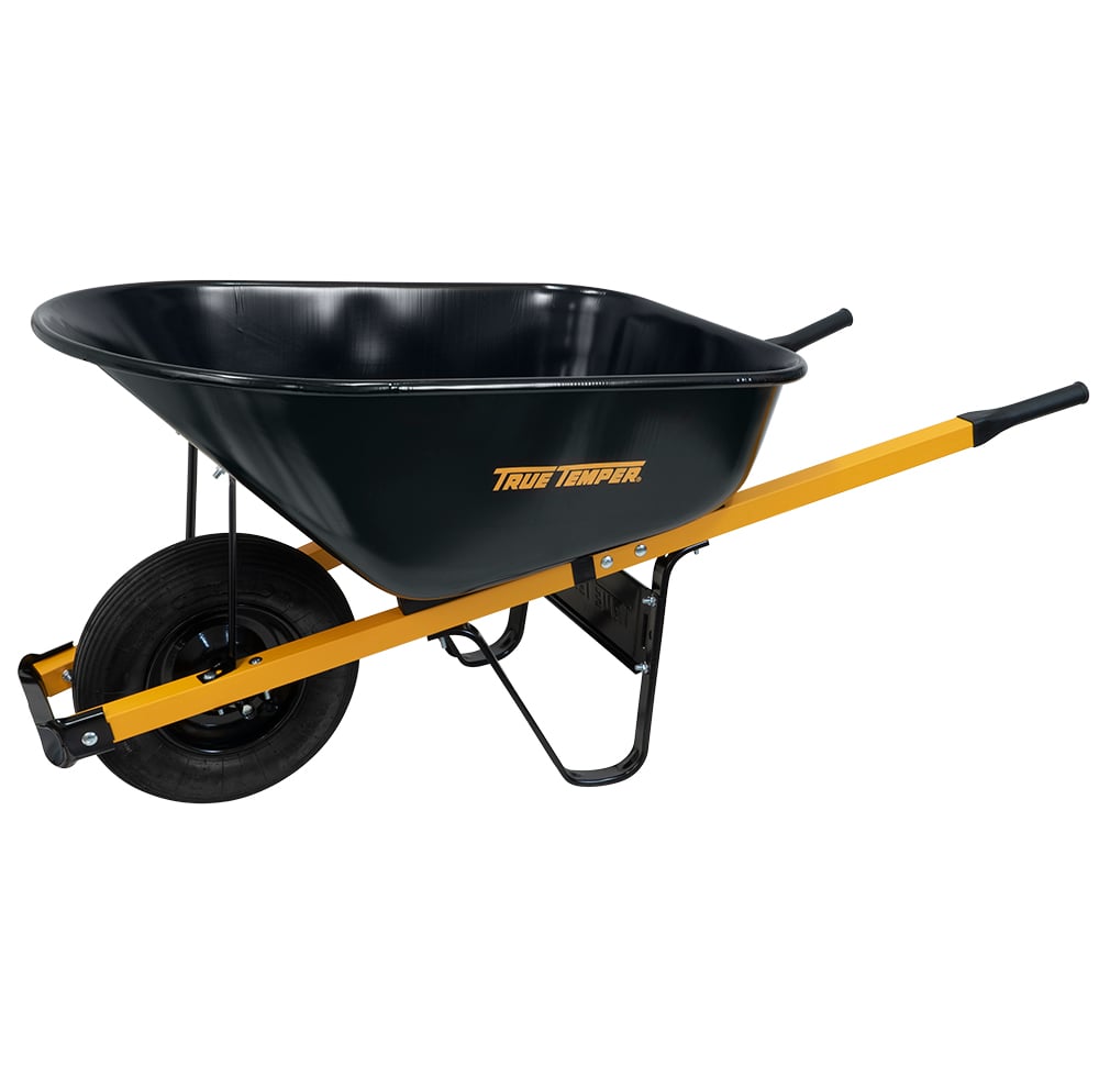 Ames True Temper 6 Cubic Ft Steel Wheelbarrow
